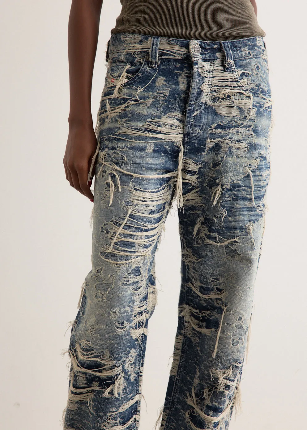 Quick Dry Fabric 1988 D-Ark Jeans Minimal Statement