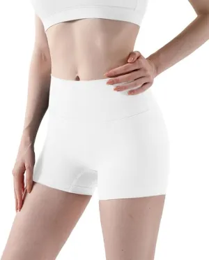 4How Women's High Waisted Yoga Gym Shorts Black Hot Pants Workout Running Cycling Sports Shorts