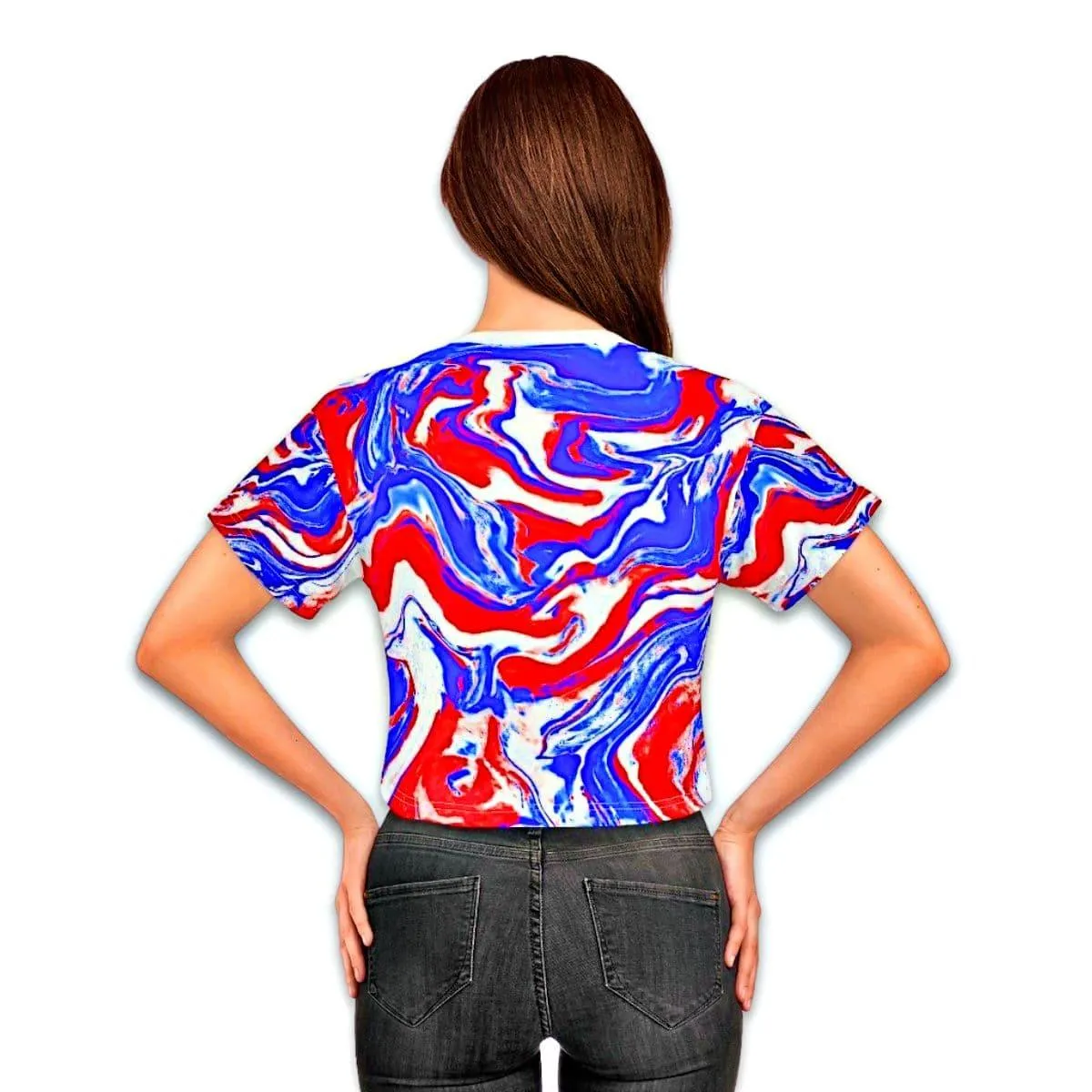 4th Of July Crop Top