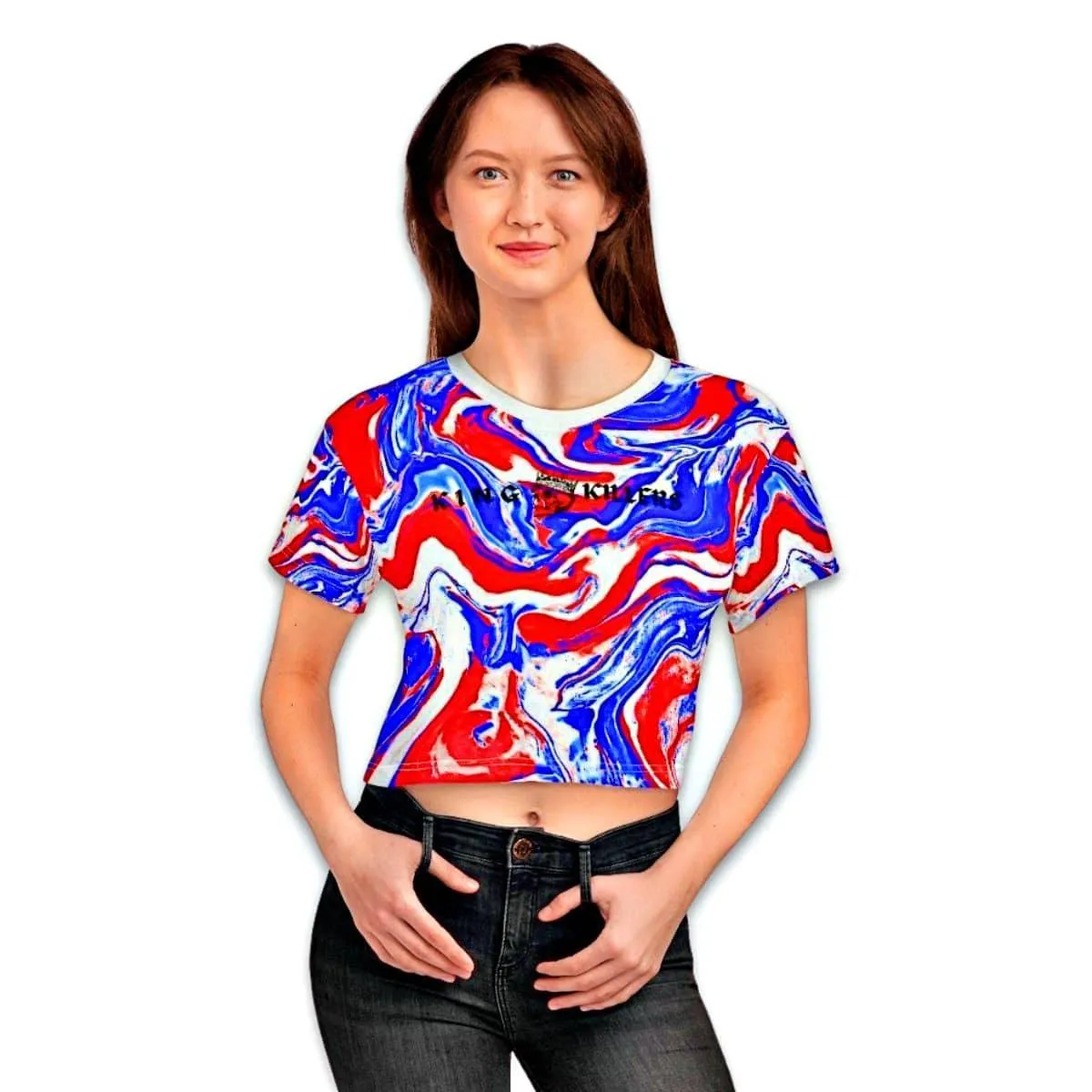 4th Of July Crop Top