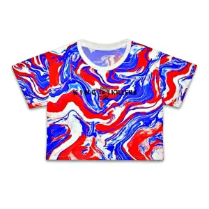 4th Of July Crop Top