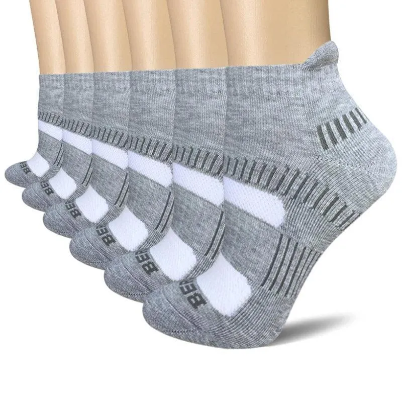 6 Pack Anti Blister Running Socks – Stability and Comfort