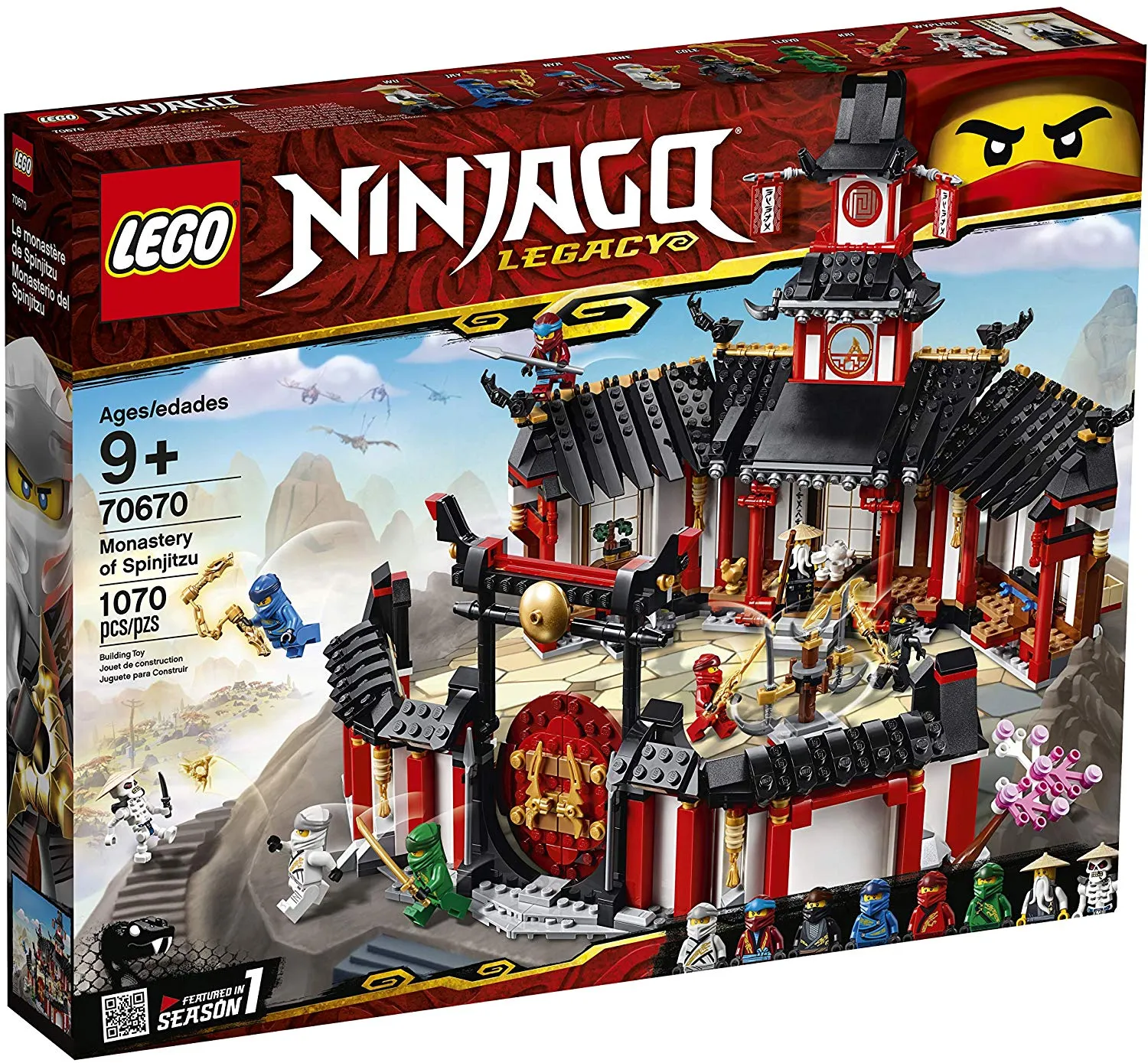 70670 LEGO® Ninjago Legacy Monastery of Spinjitzu