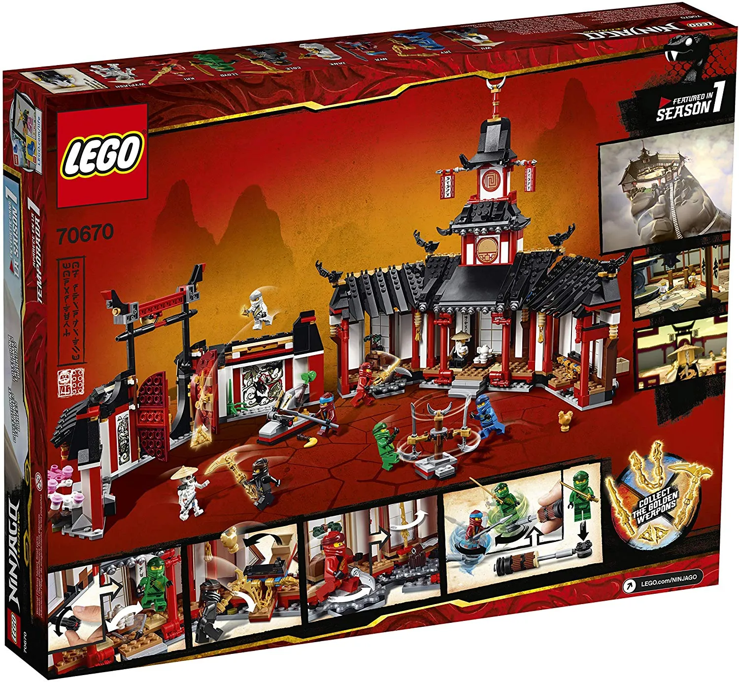 70670 LEGO® Ninjago Legacy Monastery of Spinjitzu
