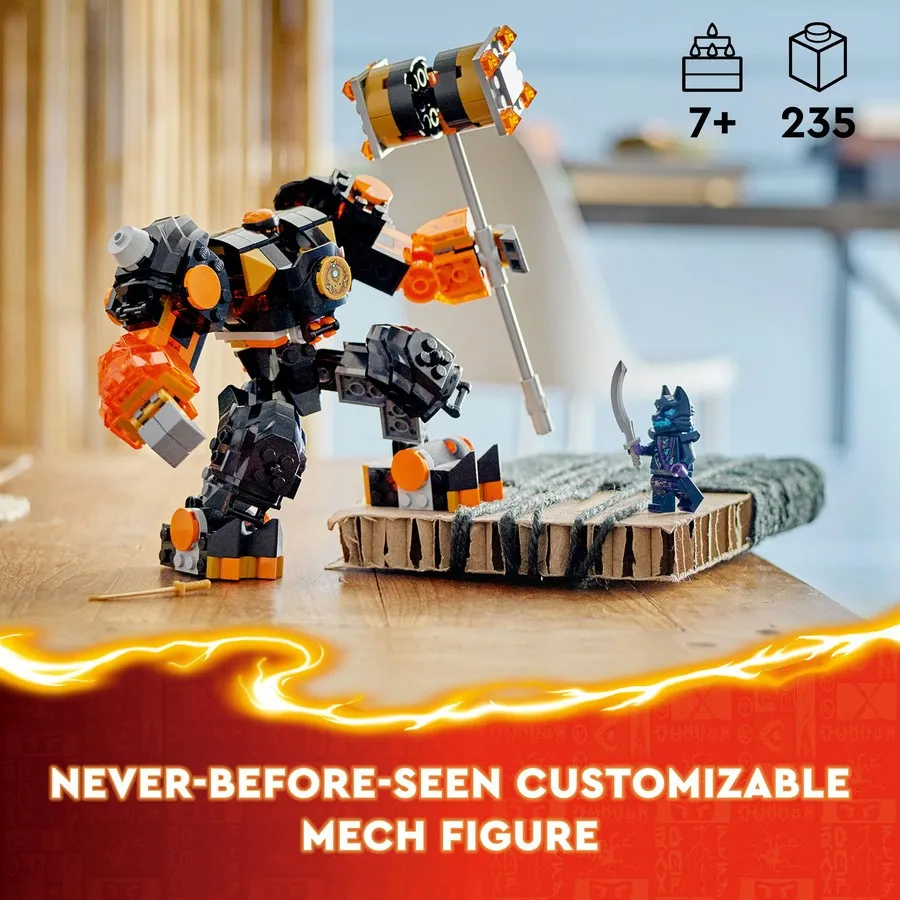 71806 LEGO NINJAGO Cole's Elemental Earth Mech