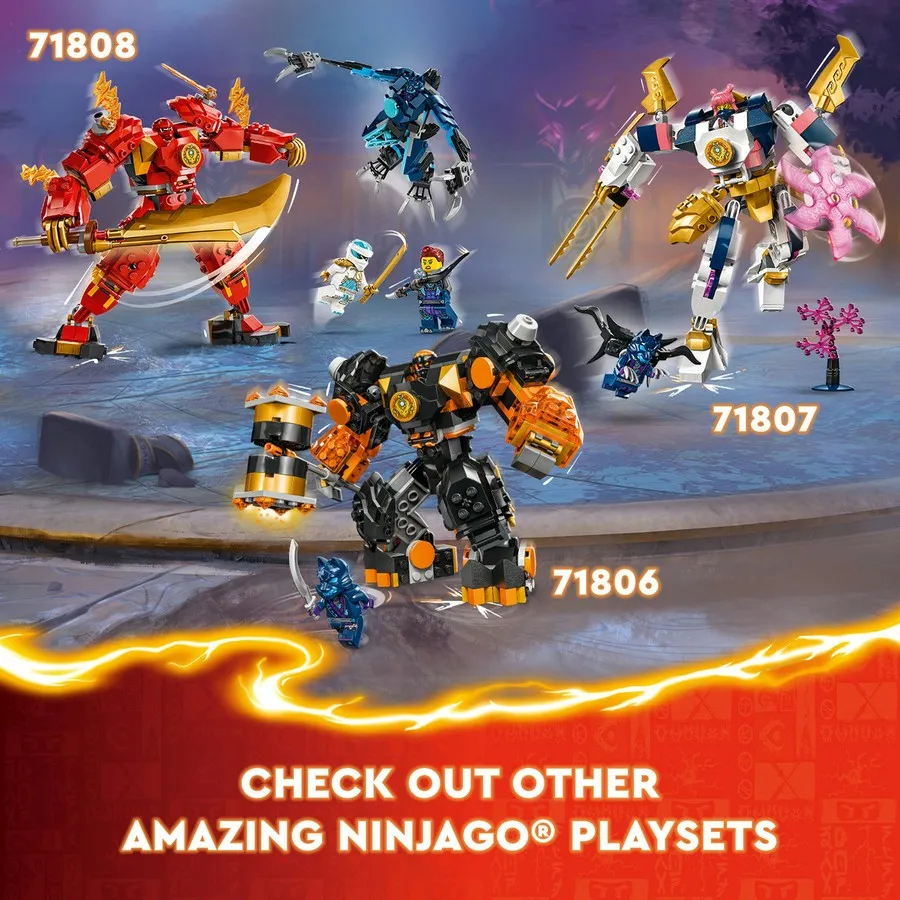 71806 LEGO NINJAGO Cole's Elemental Earth Mech