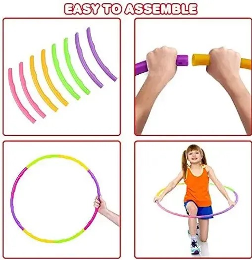 8 Section DIY Children's Hula Hoop Exercise Ring