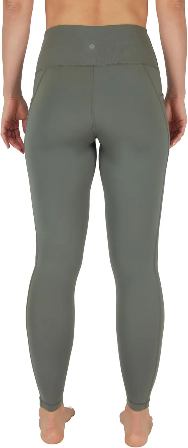 90 Degree By Reflex High Waist Fleece Lined Leggings with Side Pocket - Yoga Pants