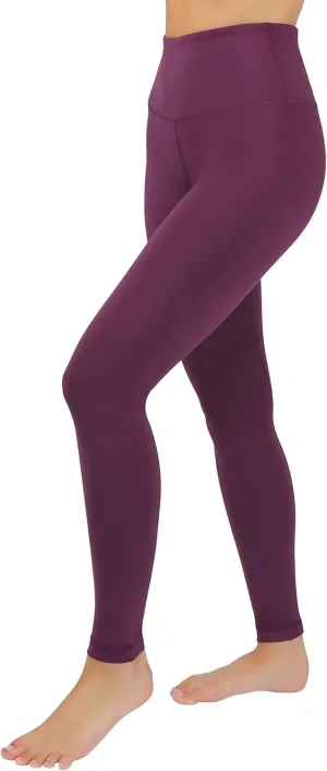 90 Degree By Reflex High Waist Squat Proof Interlink Leggings for Women - Potent Purple - 2X