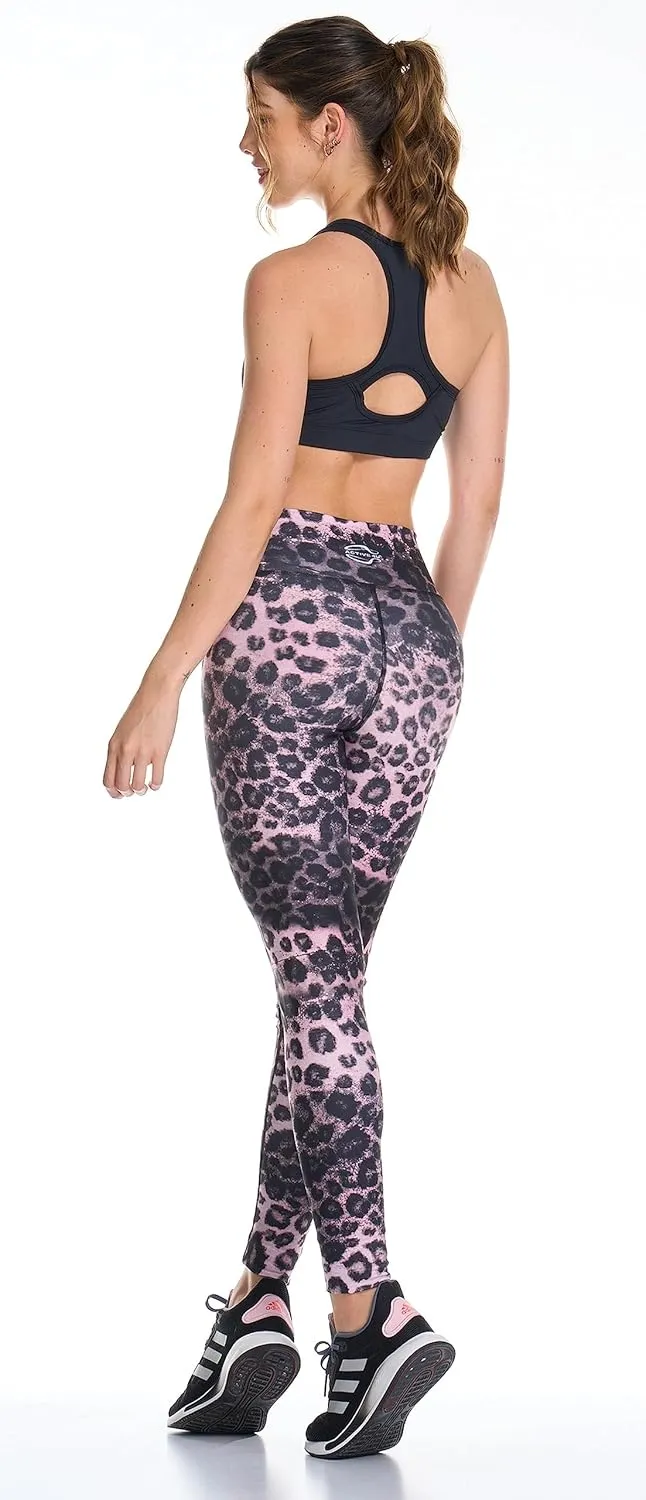 A4U Workout Leggings for Women Activewear Pants Printed Compression Pants