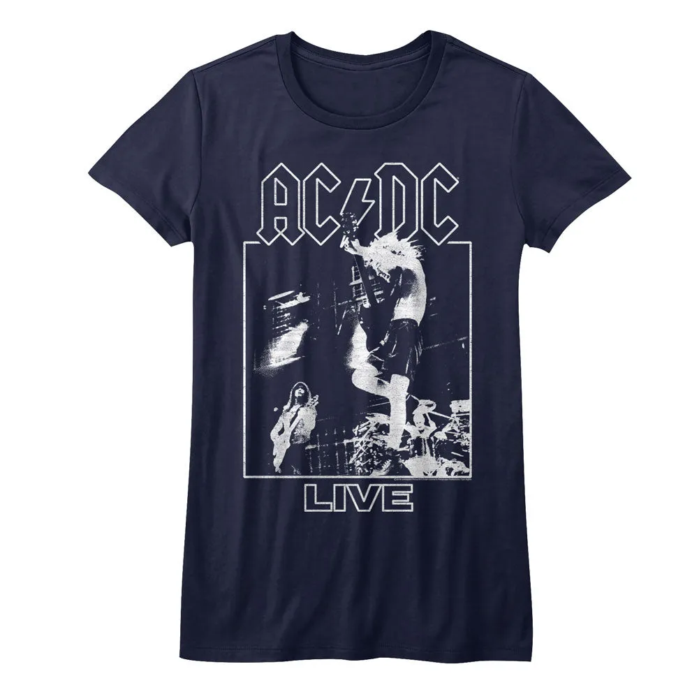 AC/DC Live Juniors Women's T-Shirt