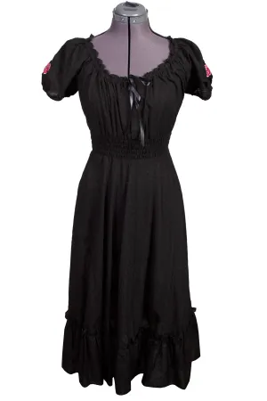Active Fit Scully Womens Black 100% Cotton Solid Eyelet S/S Dress Scully Womens Black 100% Cotton Solid Eyelet S/S Dress Daily Wear Breathable Classic Quick Matchup