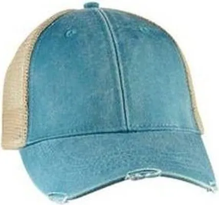 Adams OL102 Distressed Ollie Cap - Teal Tan