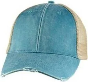 Adams OL102 Distressed Ollie Cap - Teal Tan