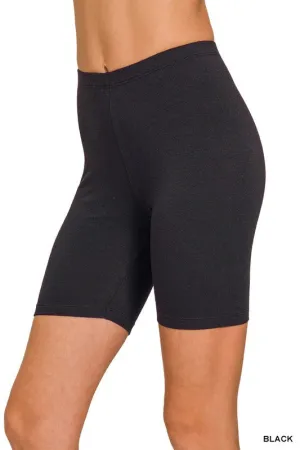 Adaptive Waist Connie Premium Cotton Biker Shorts S-XL Connie Premium Cotton Biker Shorts S-XL cardigan checked shorts