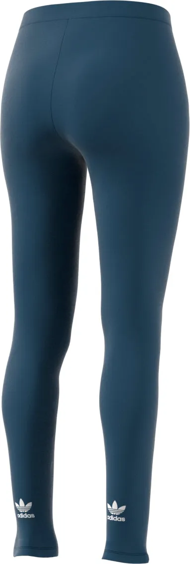 Adidas Originals Trefoil Women's Athletic Casual Fashion Leggings Blue/White