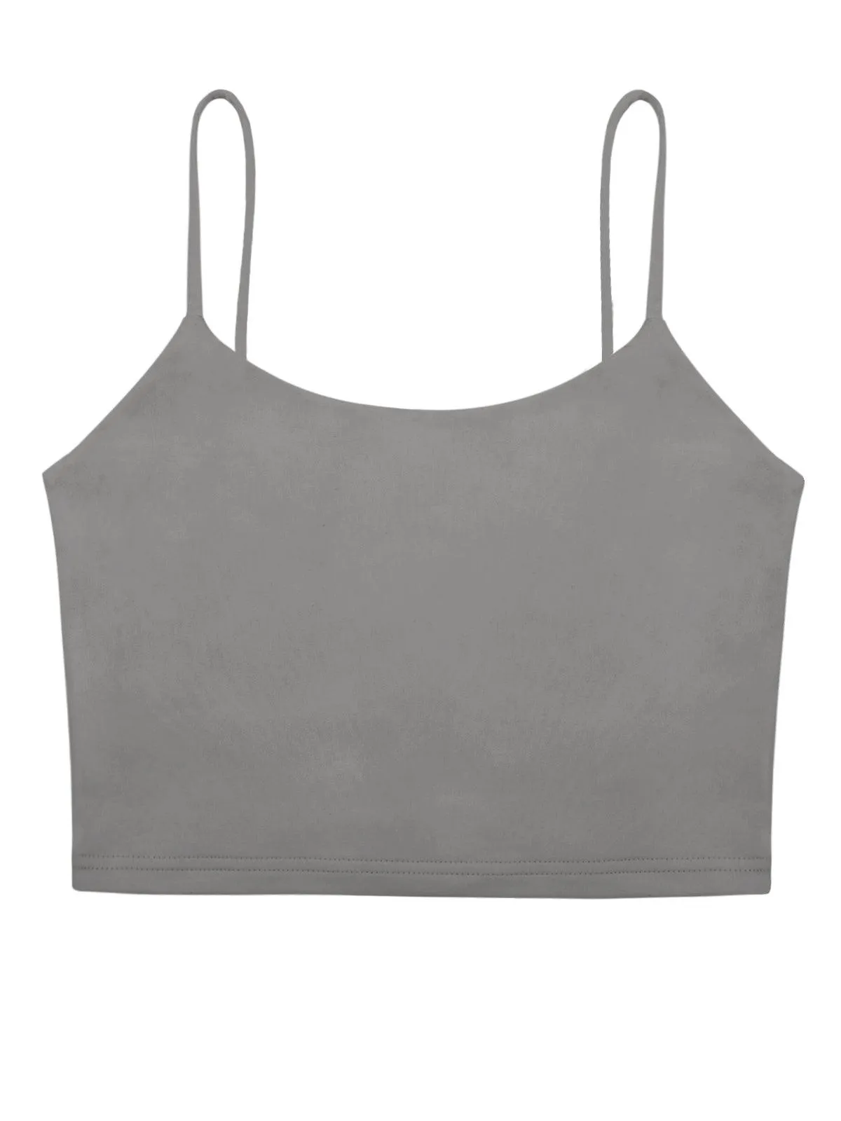 Adjustable Spaghetti Strap Seamless Camisole Crop Tops