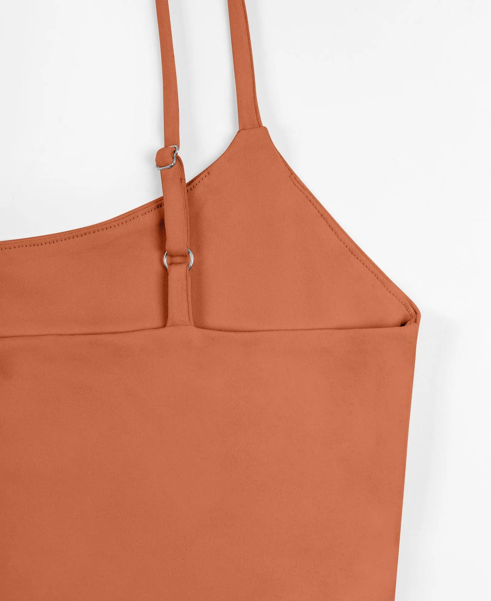 Adjustable Spaghetti Strap Seamless Camisole Crop Tops