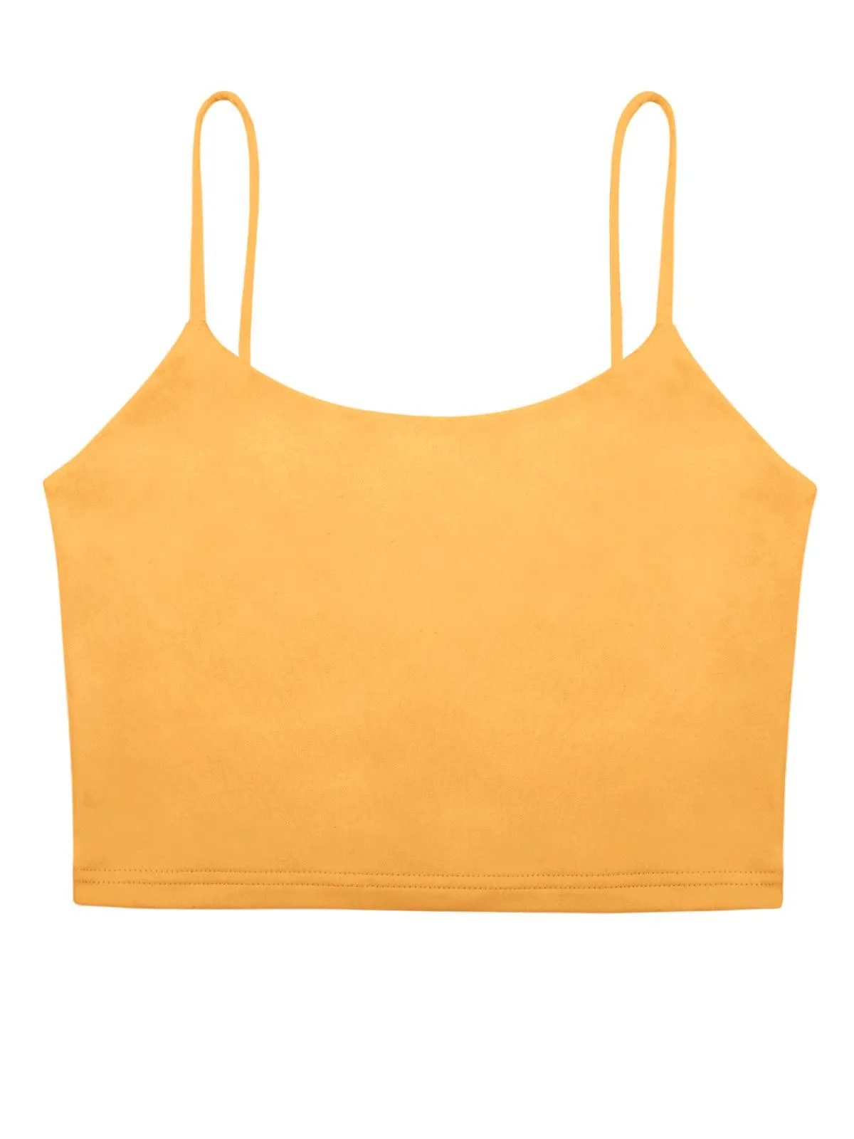 Adjustable Spaghetti Strap Seamless Camisole Crop Tops