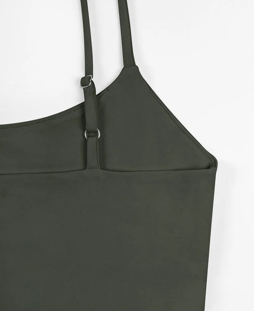 Adjustable Spaghetti Strap Seamless Camisole Crop Tops