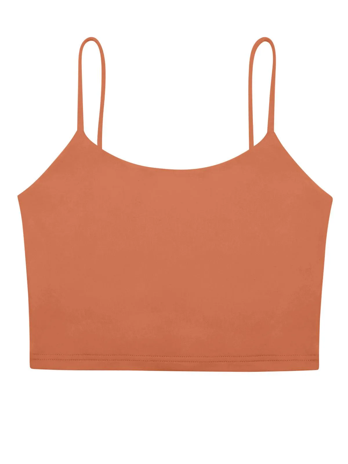 Adjustable Spaghetti Strap Seamless Camisole Crop Tops