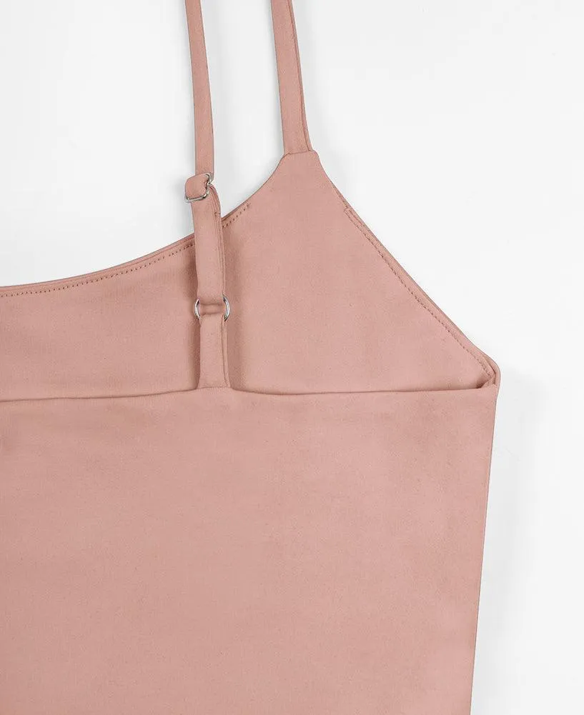 Adjustable Spaghetti Strap Seamless Camisole Crop Tops