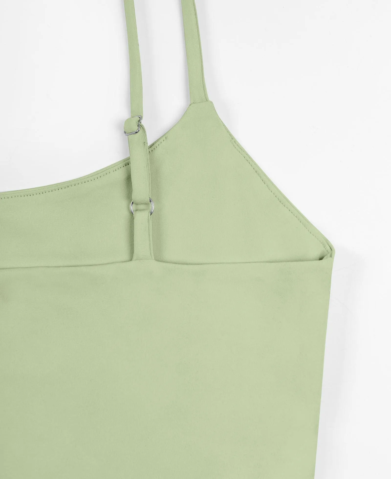 Adjustable Spaghetti Strap Seamless Camisole Crop Tops