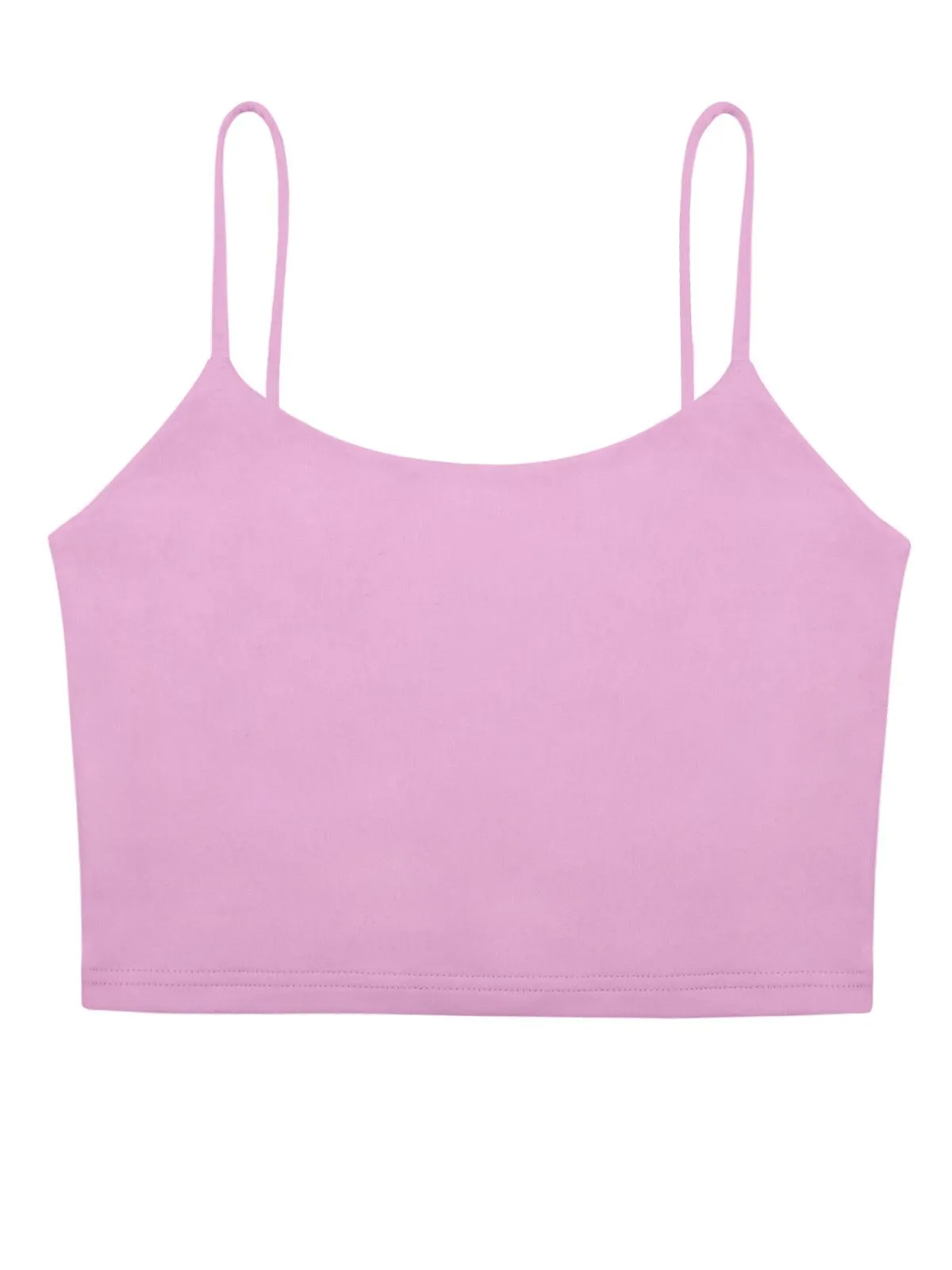 Adjustable Spaghetti Strap Seamless Camisole Crop Tops