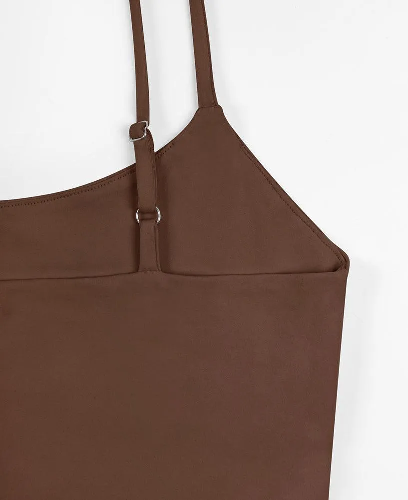 Adjustable Spaghetti Strap Seamless Camisole Crop Tops