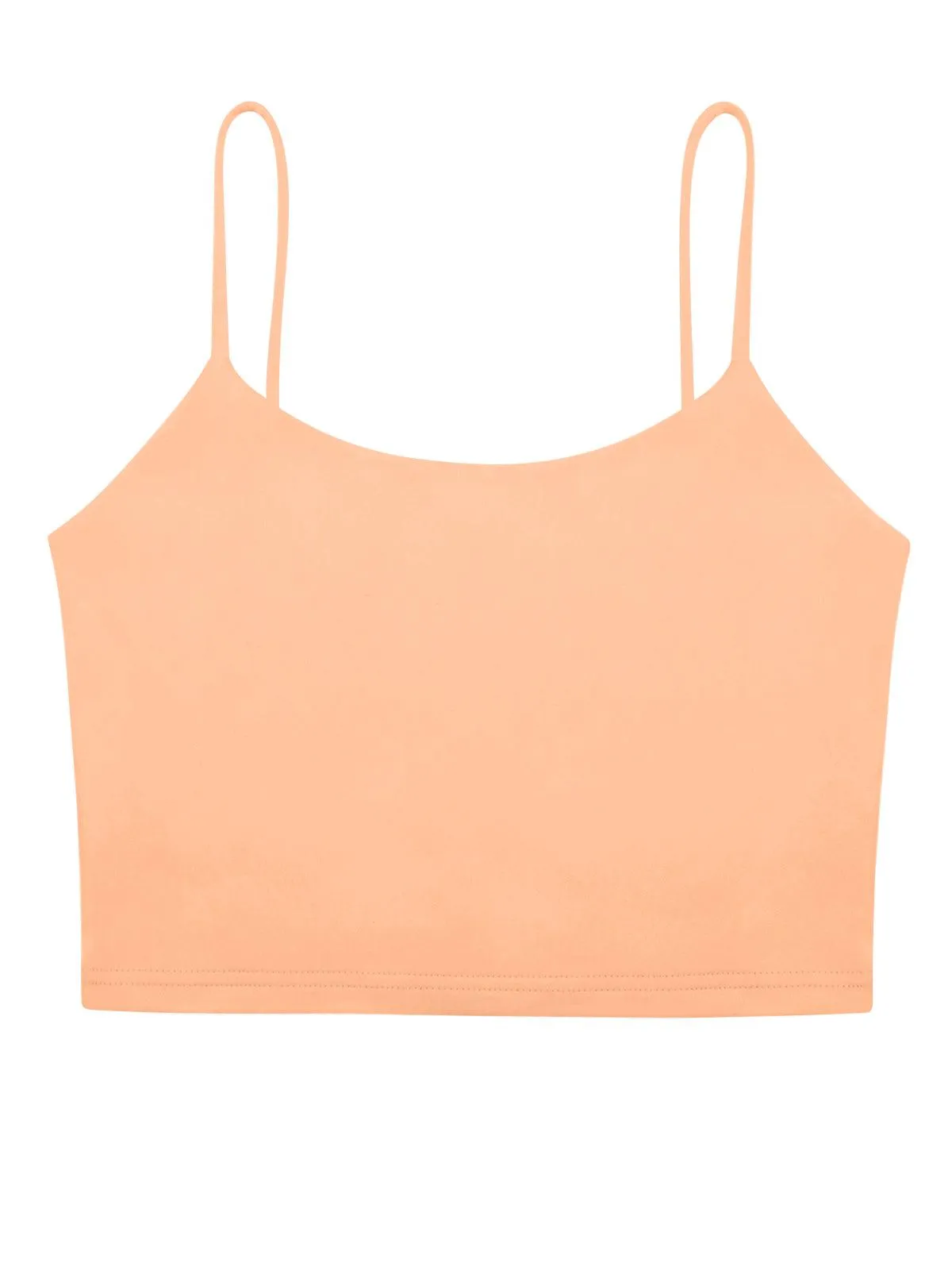 Adjustable Spaghetti Strap Seamless Camisole Crop Tops