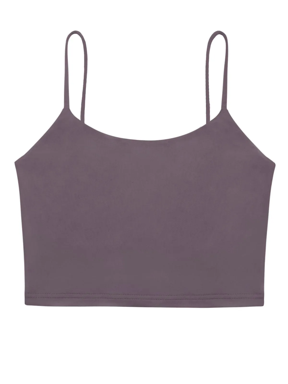 Adjustable Spaghetti Strap Seamless Camisole Crop Tops