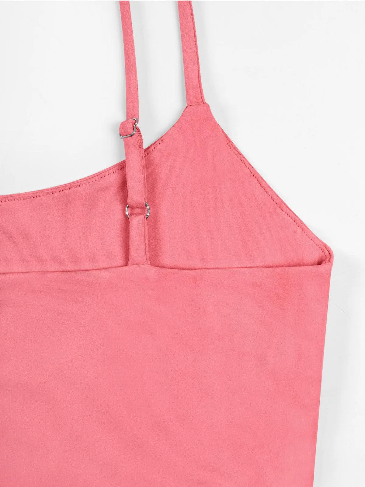 Adjustable Spaghetti Strap Seamless Camisole Crop Tops