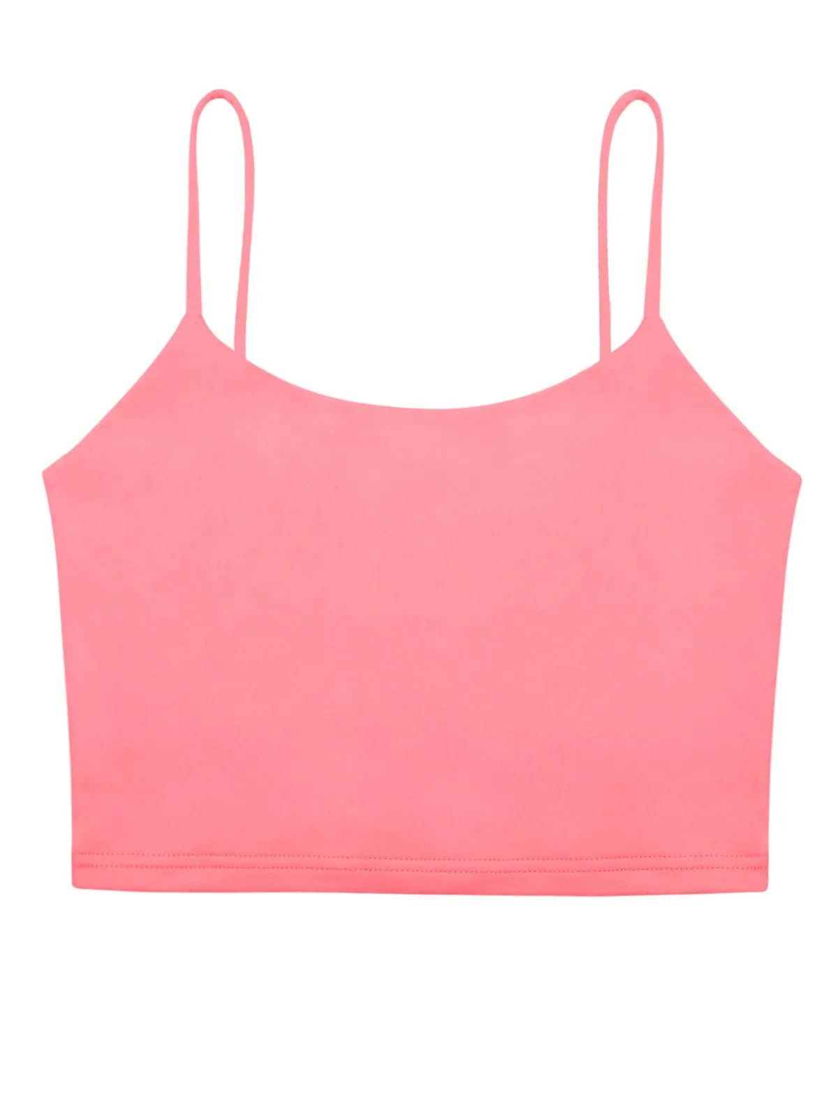 Adjustable Spaghetti Strap Seamless Camisole Crop Tops