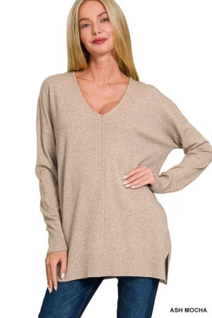 Adjustable Straps Venelope Viscose Front Seam Sweater S-XL Venelope Viscose Front Seam Sweater S-XL MoistureWickingFabric Trendy Comfort