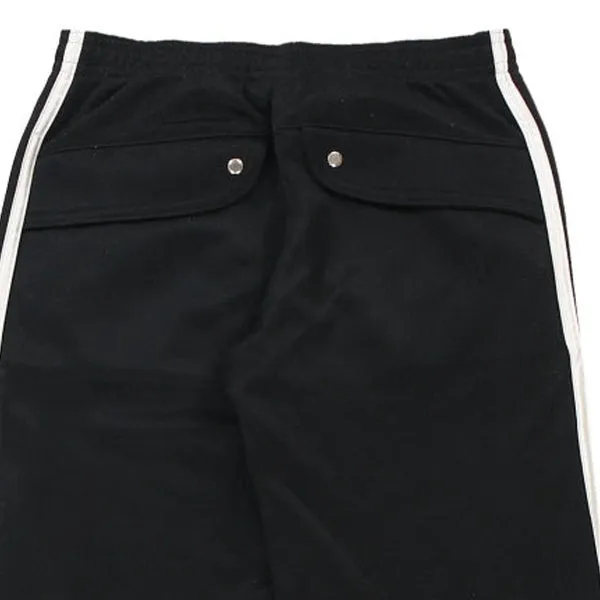Age 10 Adidas Spellout Joggers - Medium Black Cotton Blend