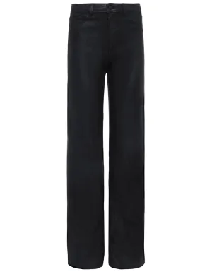 Airy Accent L??AGENCE Clayton High Rise Wide Leg Coated Jeans in Black Coated L??AGENCE Clayton High Rise Wide Leg Coated Jeans in Black Coated Neutral Casual Wardrobe Staple