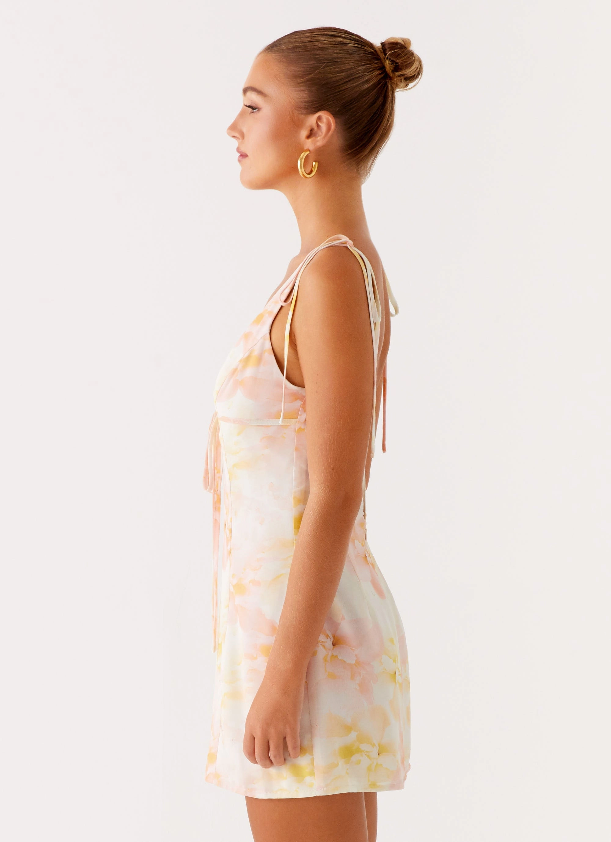 Neutral Mood Alden Mini Dress - Floral Print