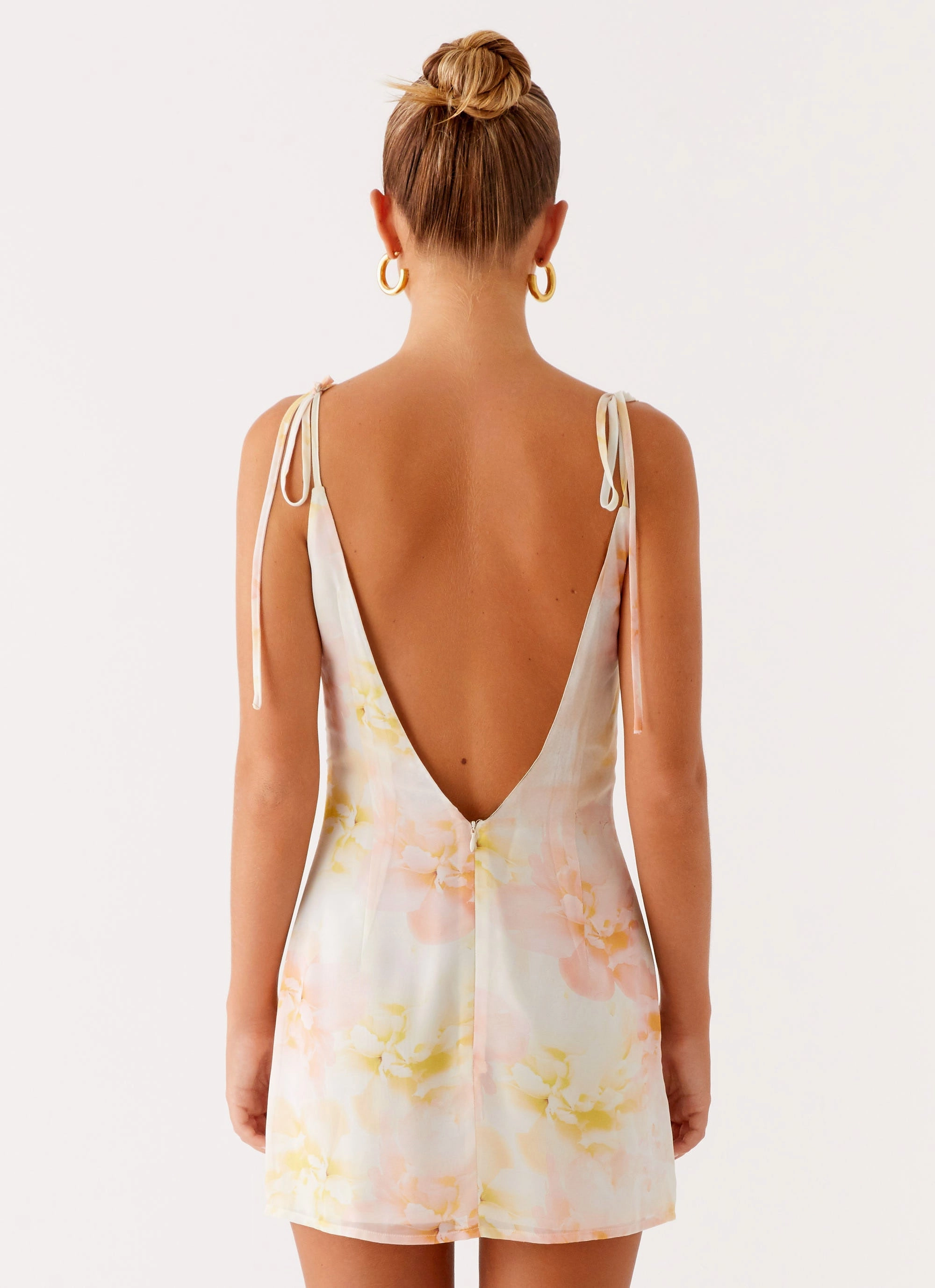 Alden Mini Dress - Floral Print Sleek Flex