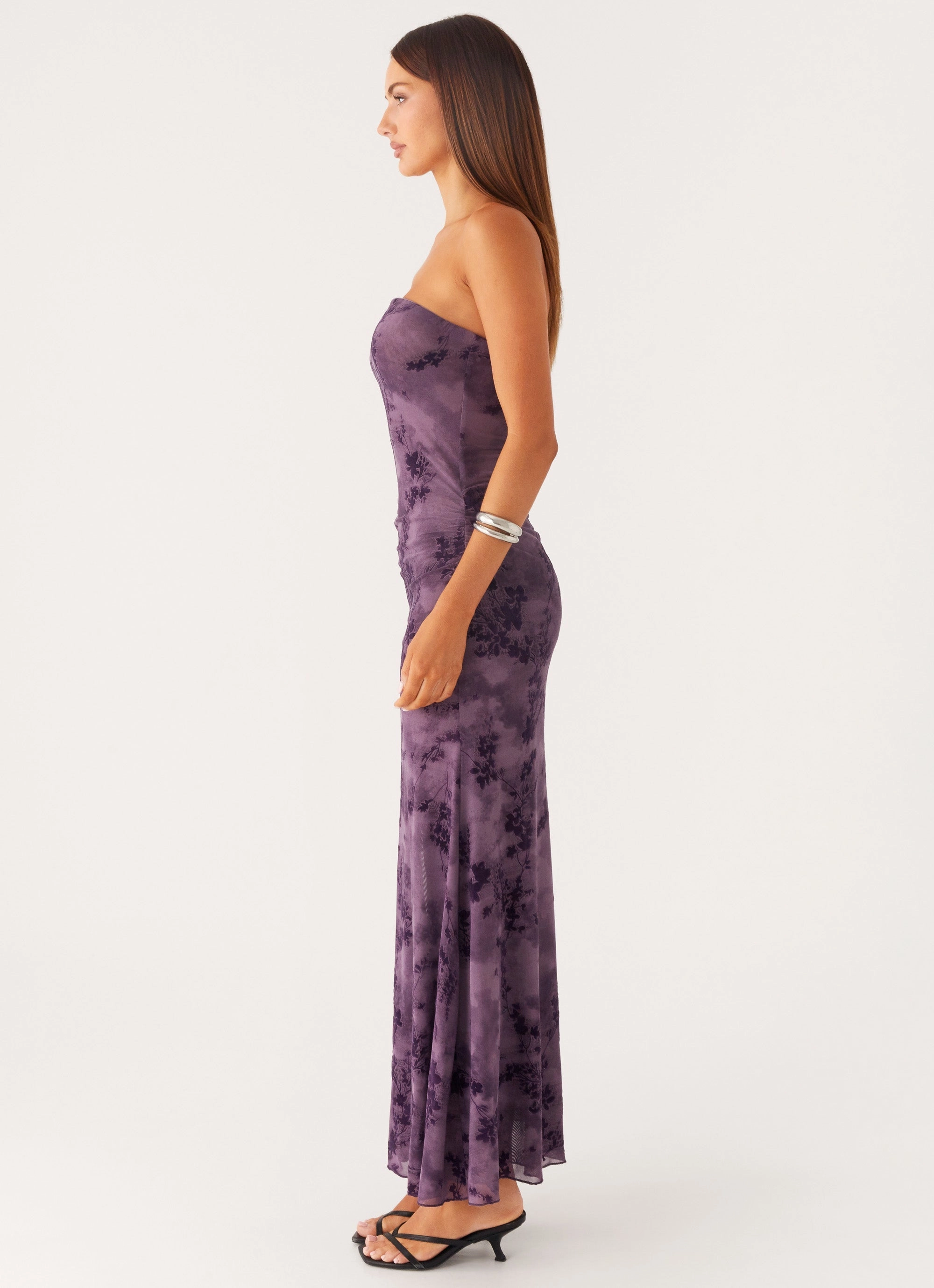 Alexandrite Midi Dress - Purple Chic Wear Street-Style