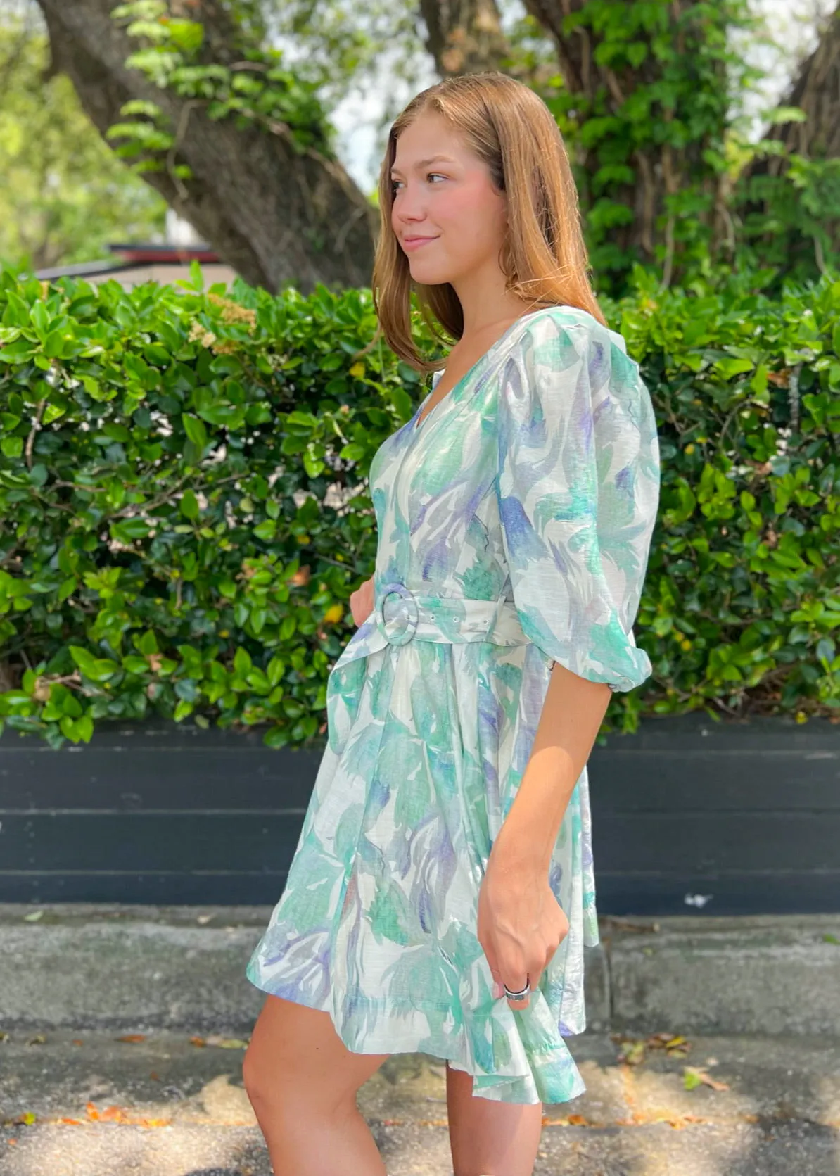 ALEXIS BELTED MINI DRESS Seasonal Style