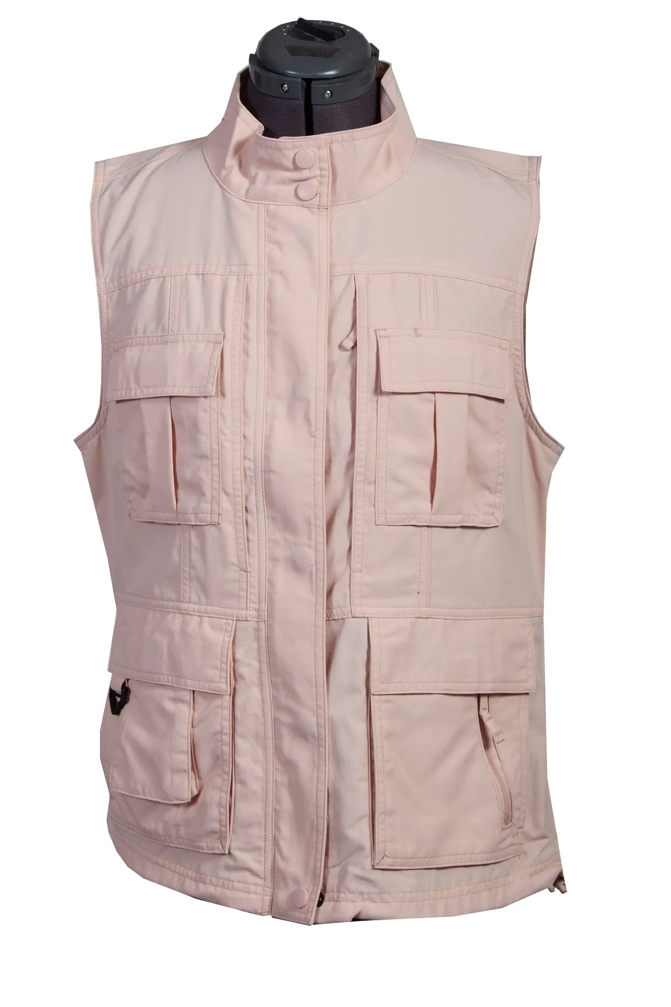 Bold Casual Friday Scully Womens Rose Nylon Multi-Pocket Vest