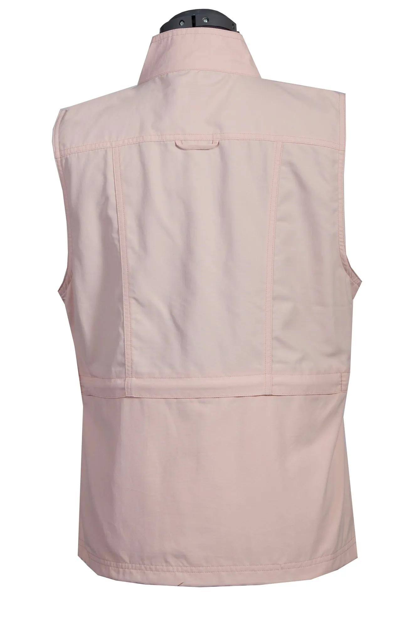 Comfortable Design Scully Womens Rose Nylon Multi-Pocket Vest