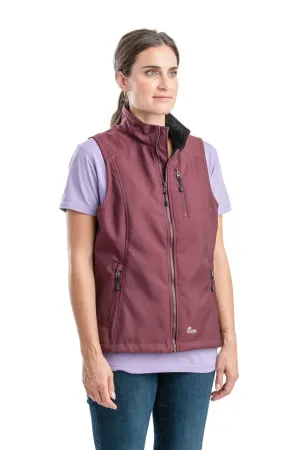 All-Day Wear Berne Maroon Cotton Blend Womens Softshell Vest Berne Maroon Cotton Blend Womens Softshell Vest Everyday Loose Music Event