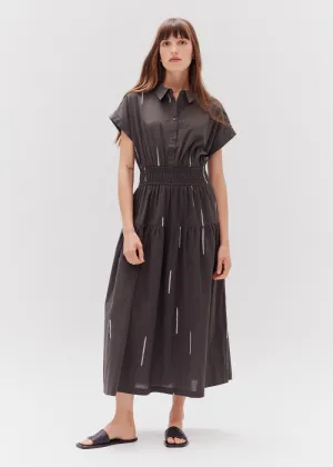 All-Day Wearable ALEXA COTTON PRINT SHIRT DRESS ALEXA COTTON PRINT SHIRT DRESS All Day Ready Art Inspired
