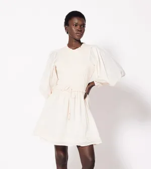All-Occasion Look Brooke Mini Dress | Champagne Brooke Mini Dress | Champagne Anytime Wear Back-Zip