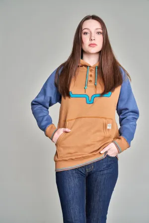 All weather Kimes Ranch Womens Amigo Brown Cotton blend Hoodie Casual Solution Casual Staple Kimes Ranch Womens Amigo Brown Cotton blend Hoodie