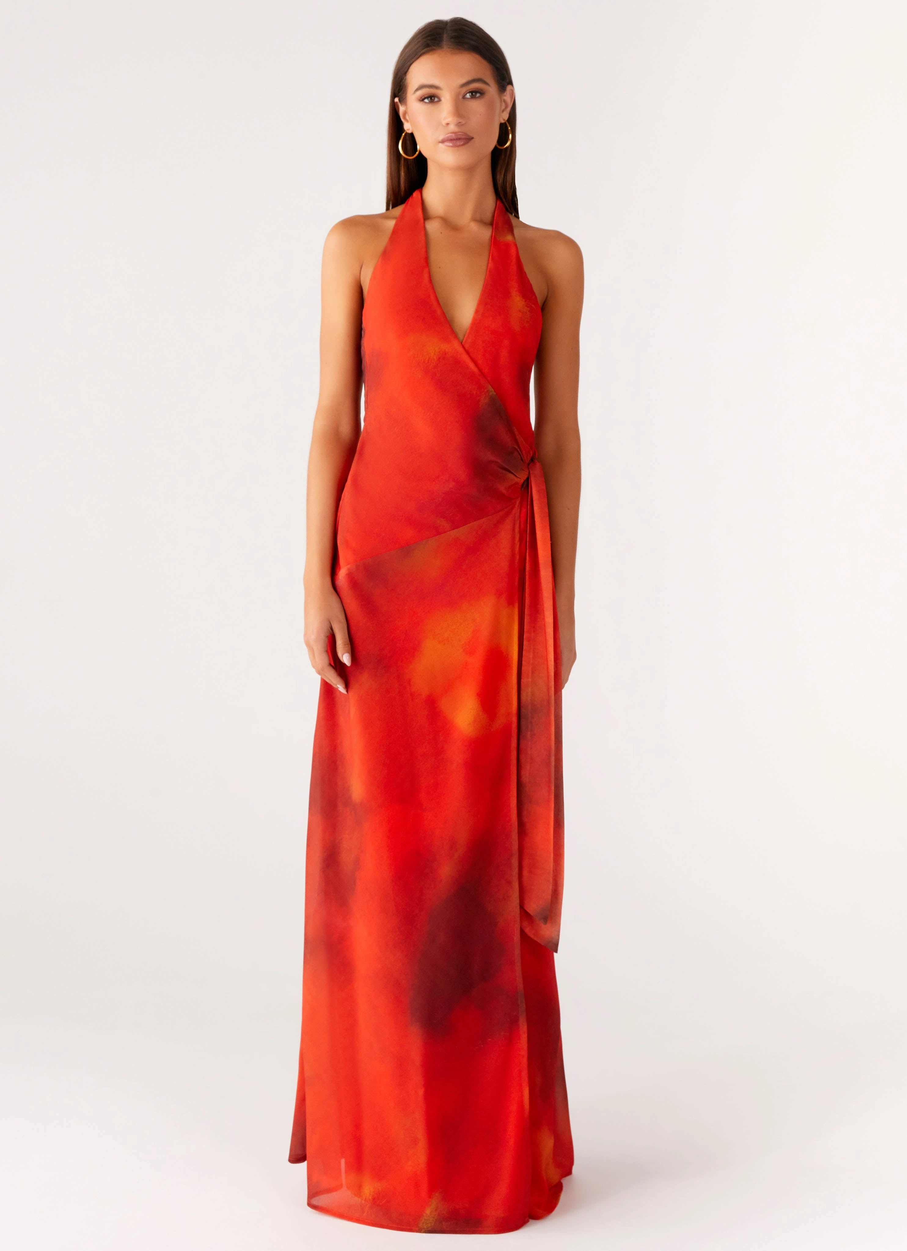 Luxurious Feel Midi-Length So Chic Maxi Dress - Scarlet Blur