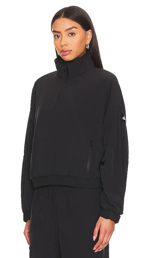 alo Elevation Cropped Jacket in Black