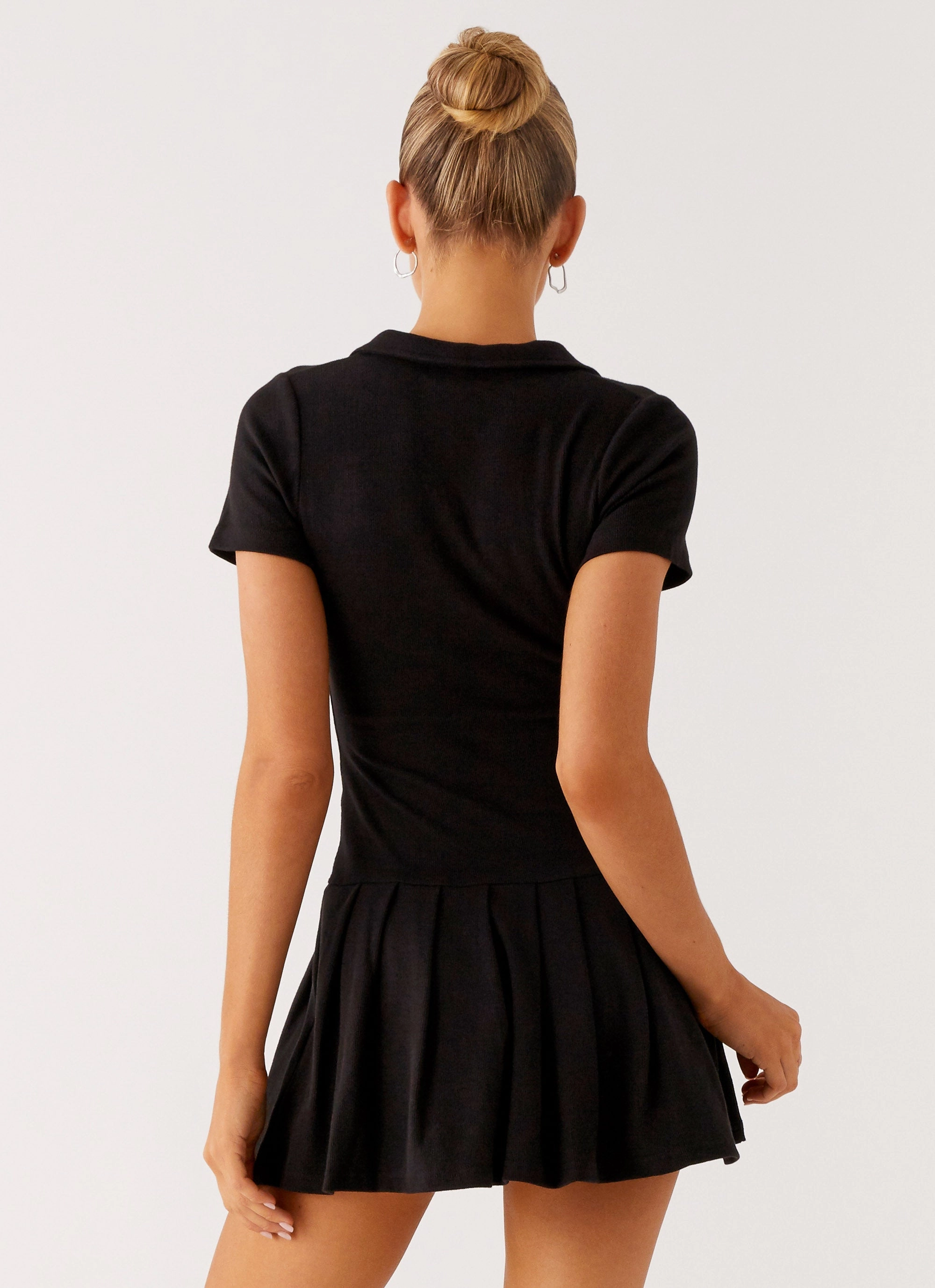 Elegant formal outfit Alondra Mini Dress - Black