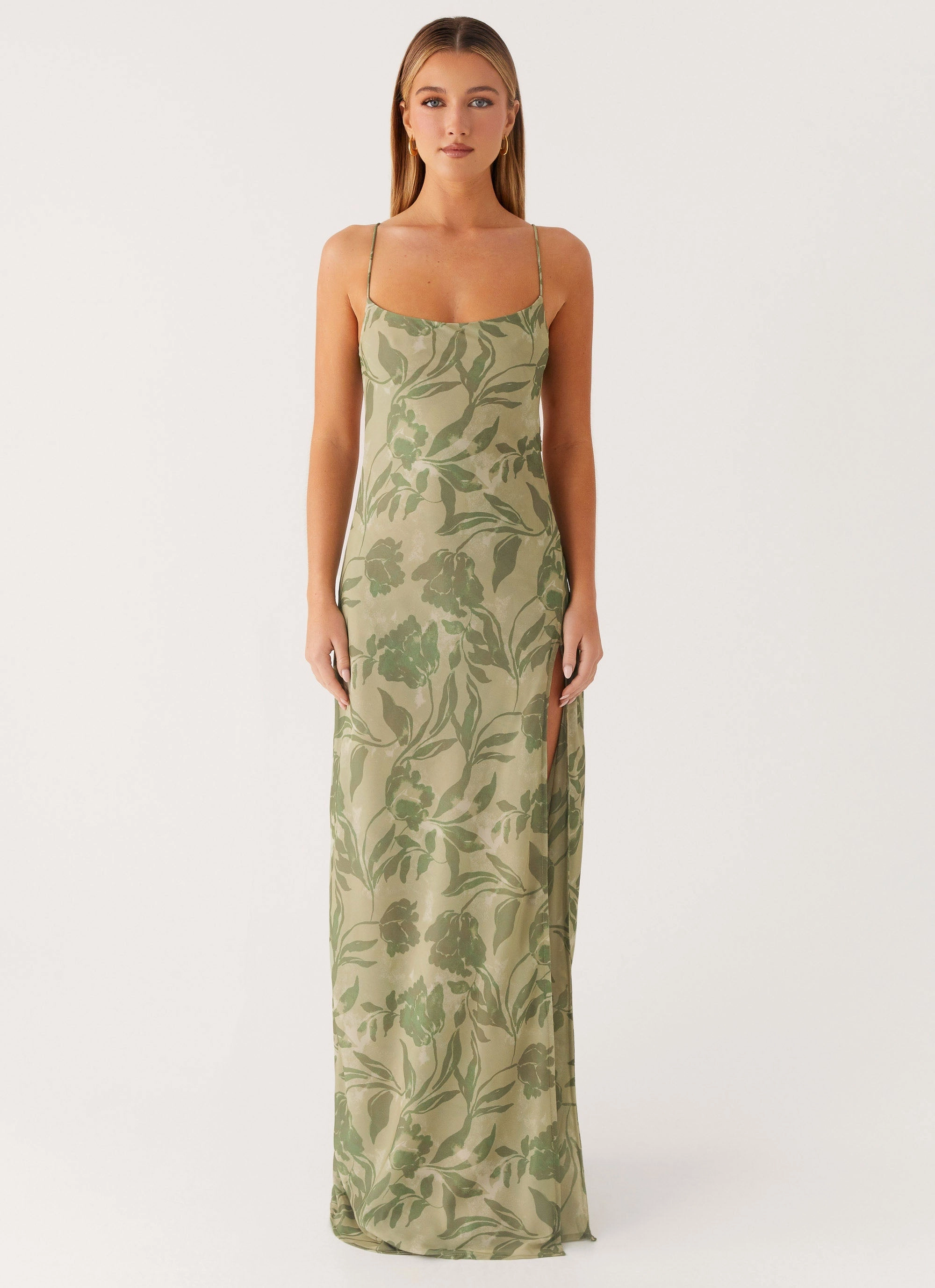Alouette Maxi Dress - Jade Fern Autumn-Season